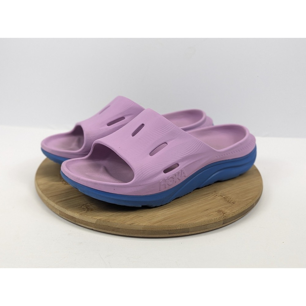Hoka Ora Recovery Slide 3 Mens Size 10 Purple Cushioned Sport Sandals Slip On - Picture 3 of 11